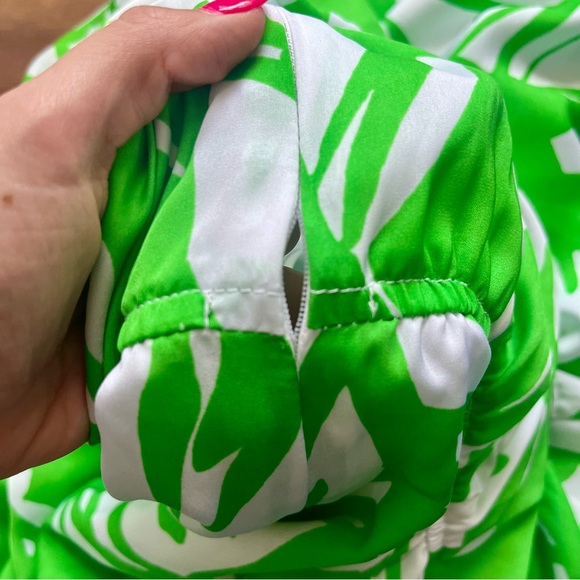Lilly Pulitzer for Target Women's Green and White Jumpsuit Size Small - Picture 15 of 16